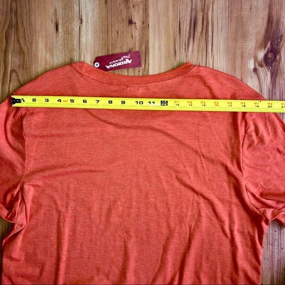 NEW Arizona Crewneck Tee Shirt XL Orange Men’s - Picture 8 of 13